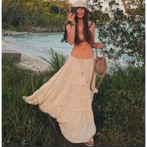 Free People Simply Smitten Maxi Skirt
